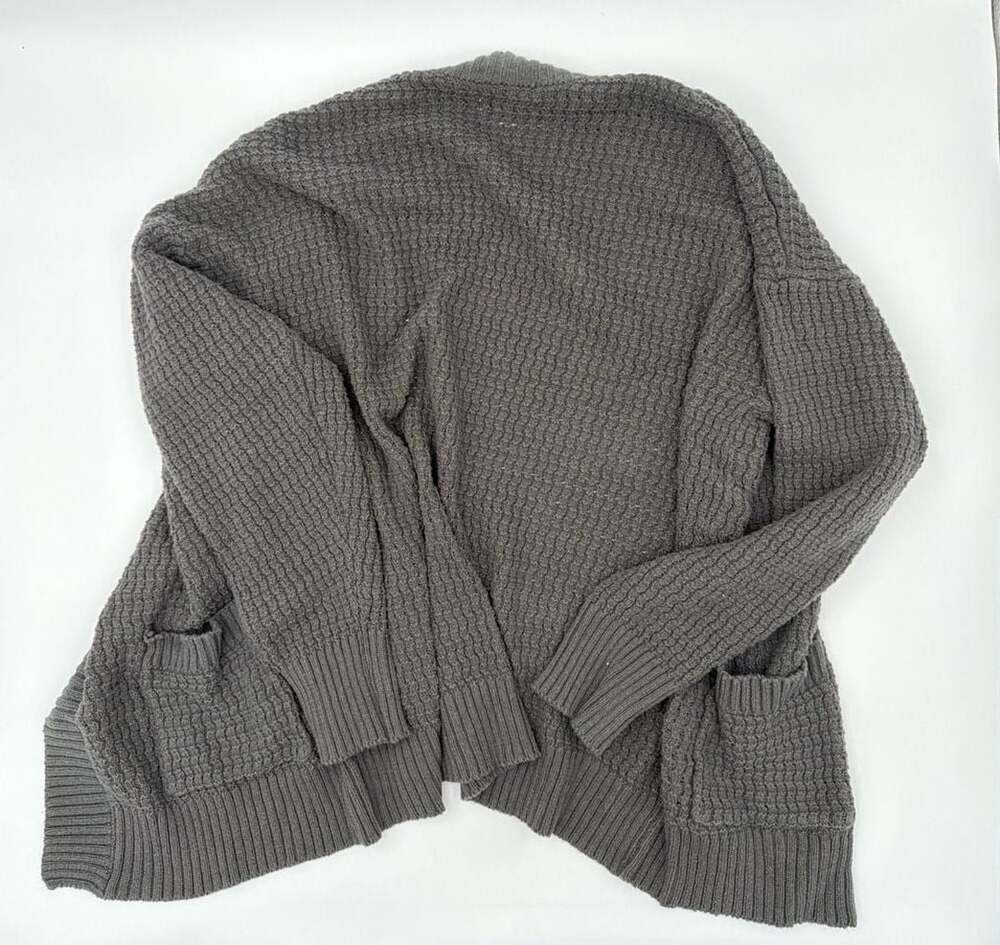 American Eagle Waffle Knit Open Front Cardigan Size M - Picture 4 of 5